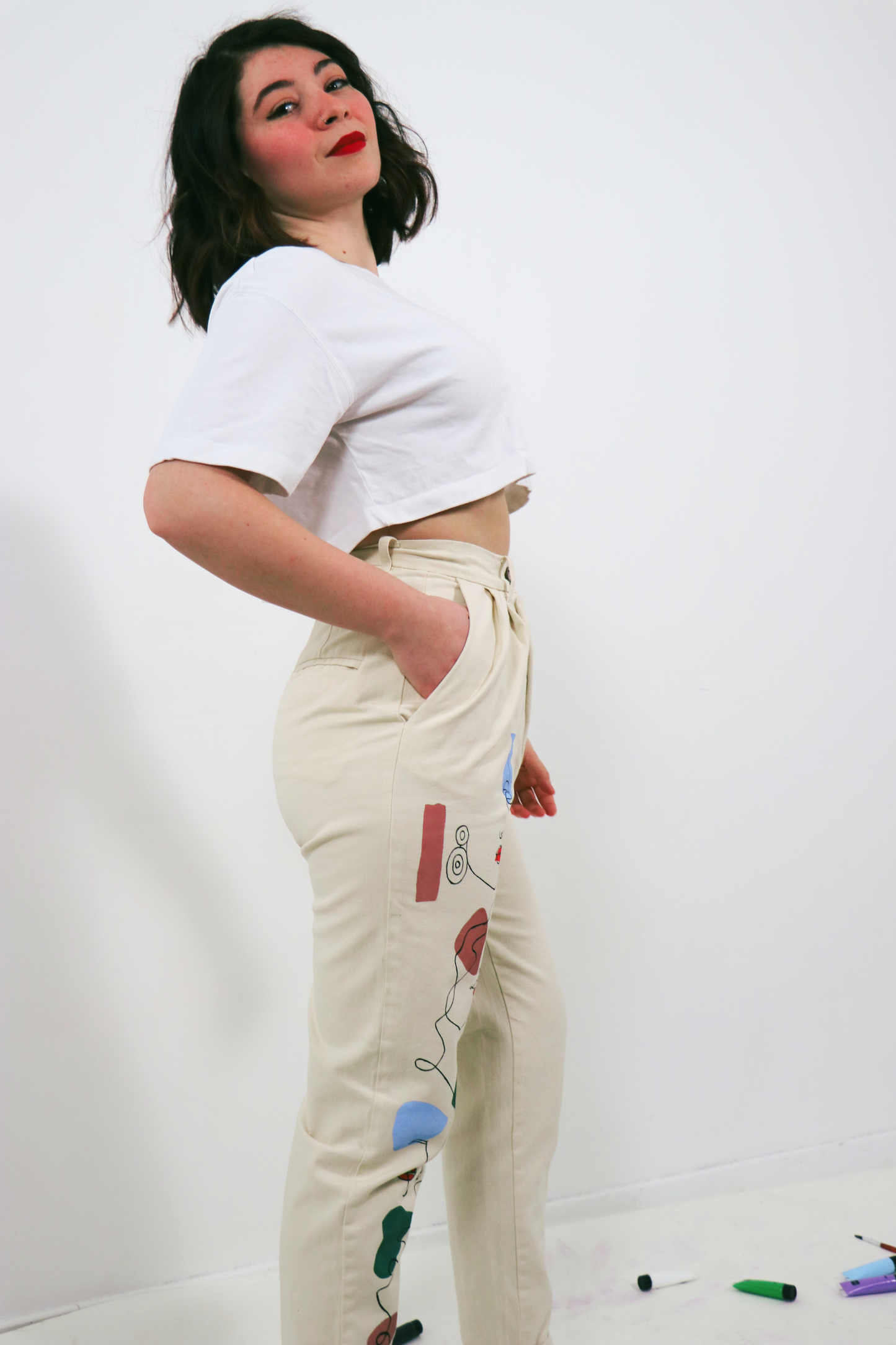 Pantalon "Esquisse"
