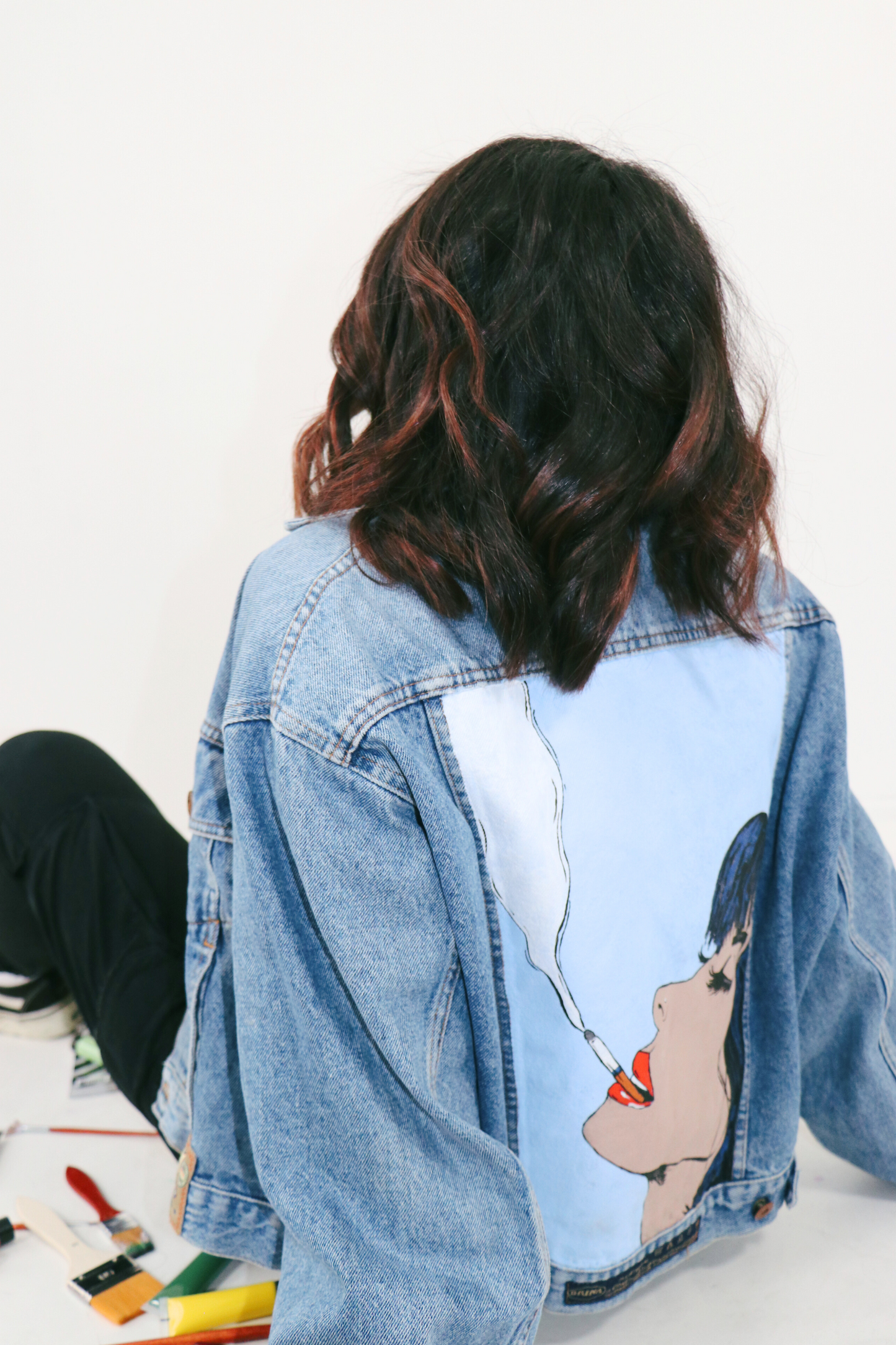 Veste en jean "Pulp Fiction"