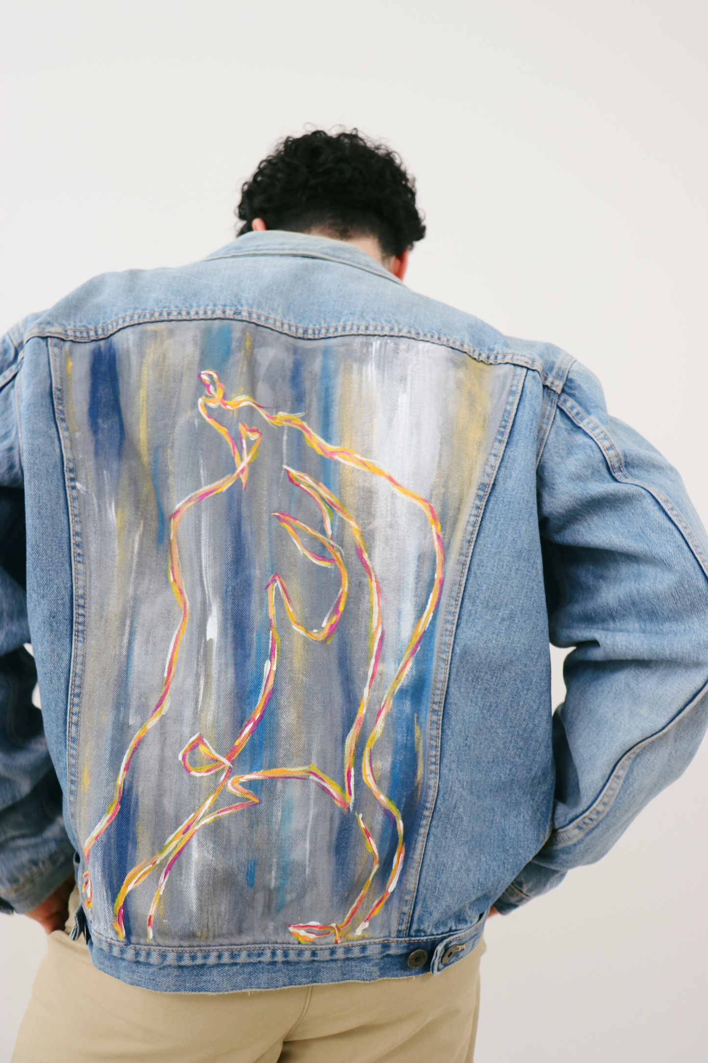 Veste en jean "Male Nude"