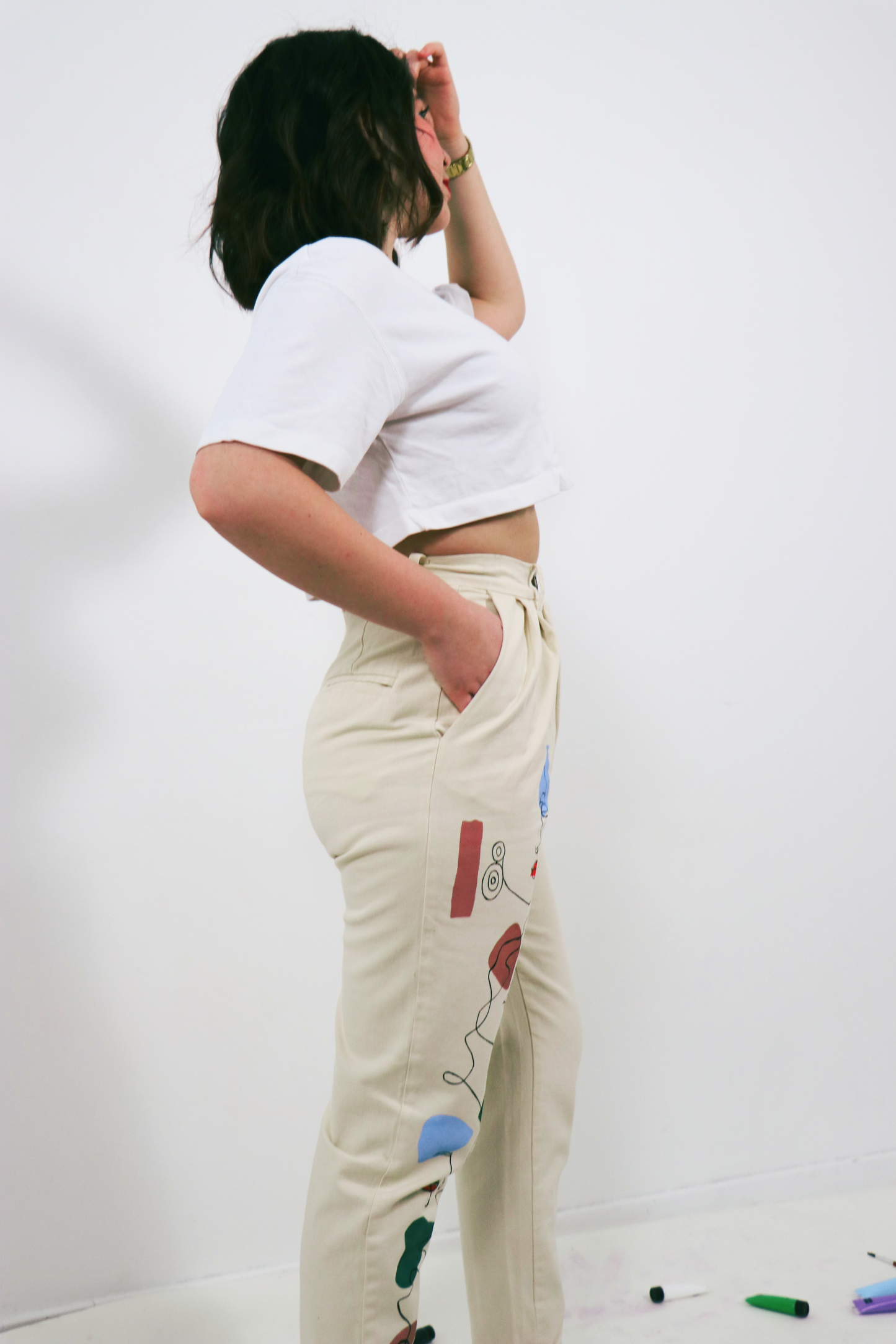 Pantalon "Esquisse"