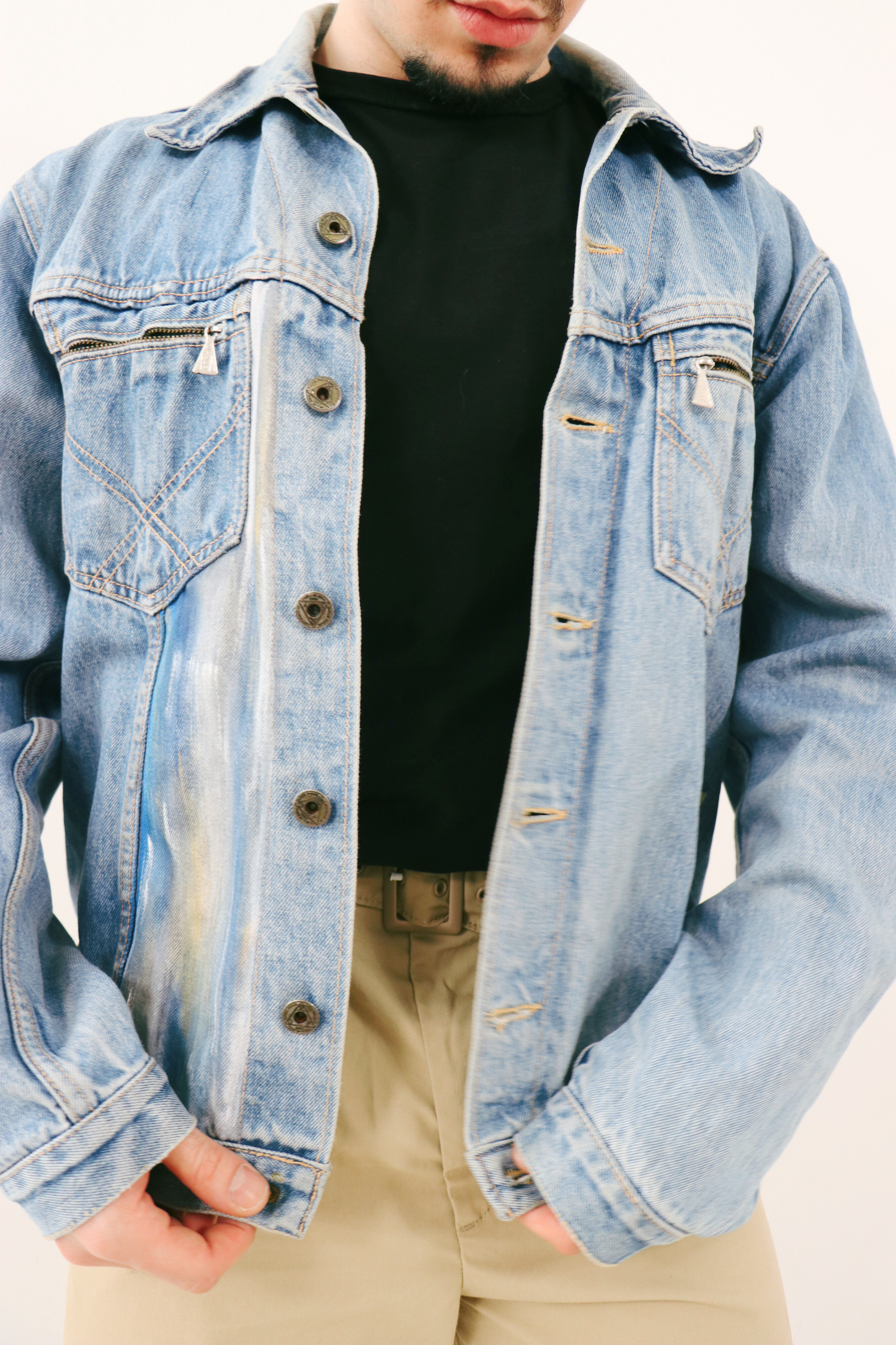 Veste en jean "Male Nude"