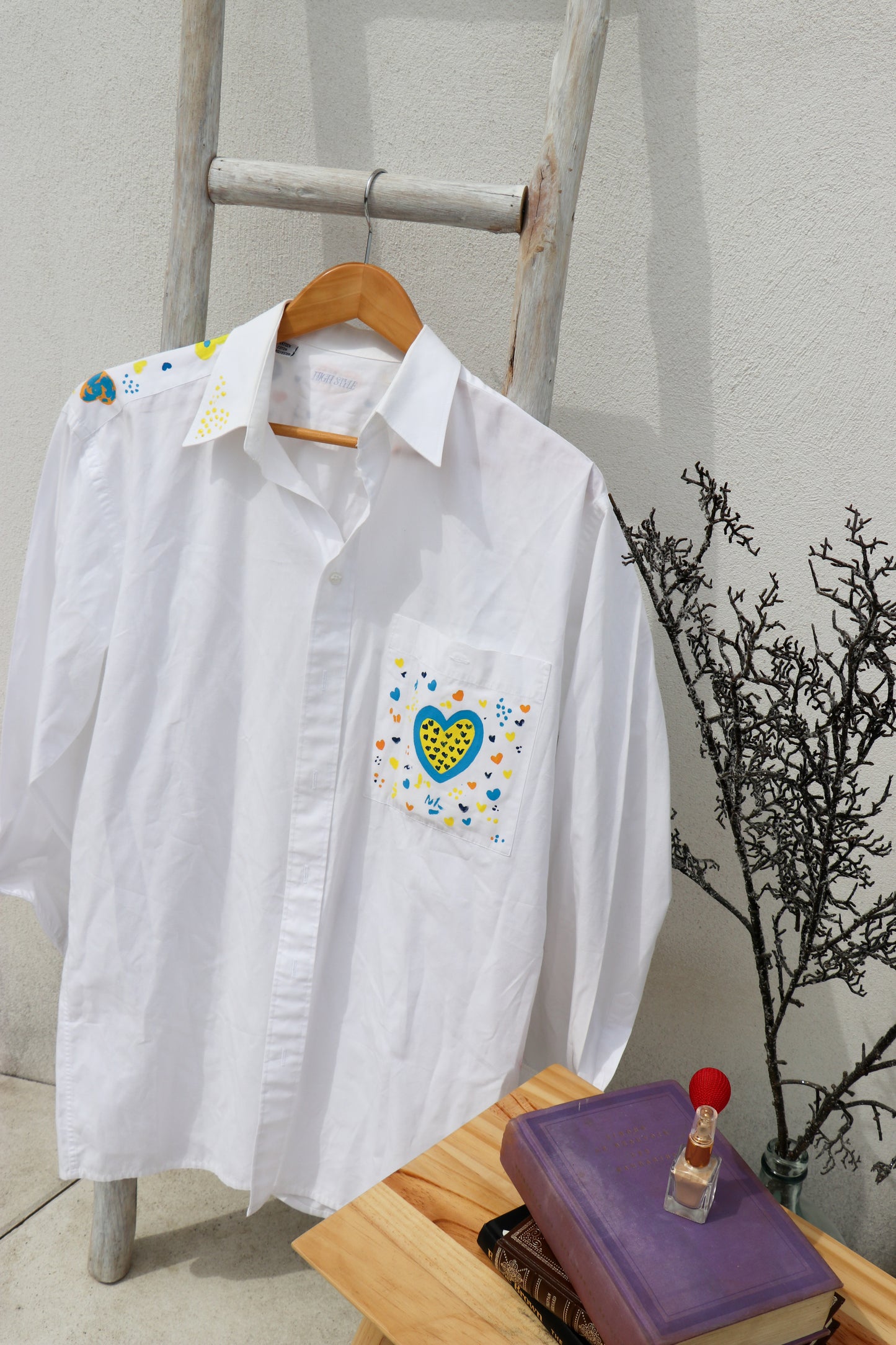 Chemise " Rainbow hearts"
