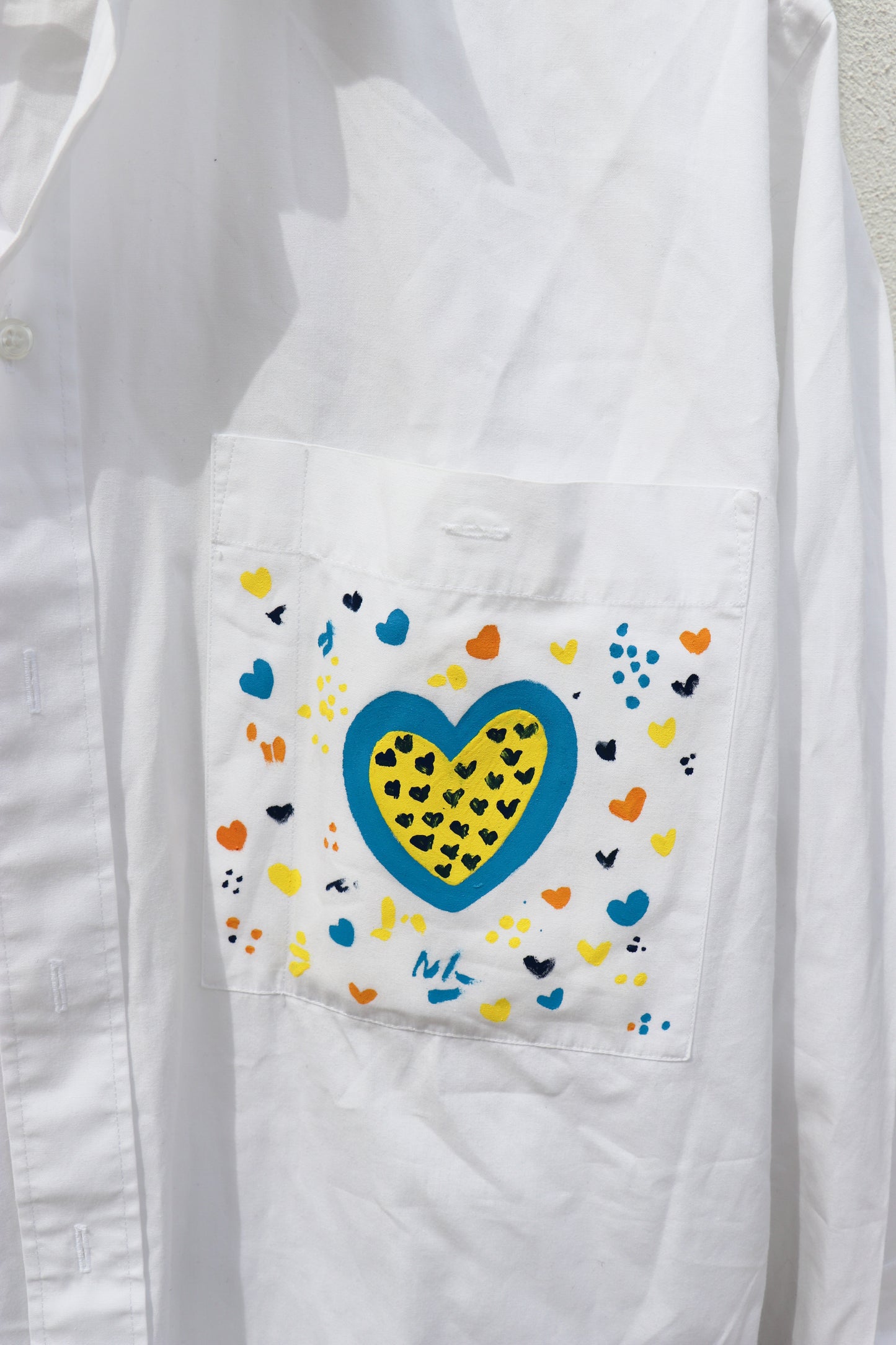 Chemise " Rainbow hearts"
