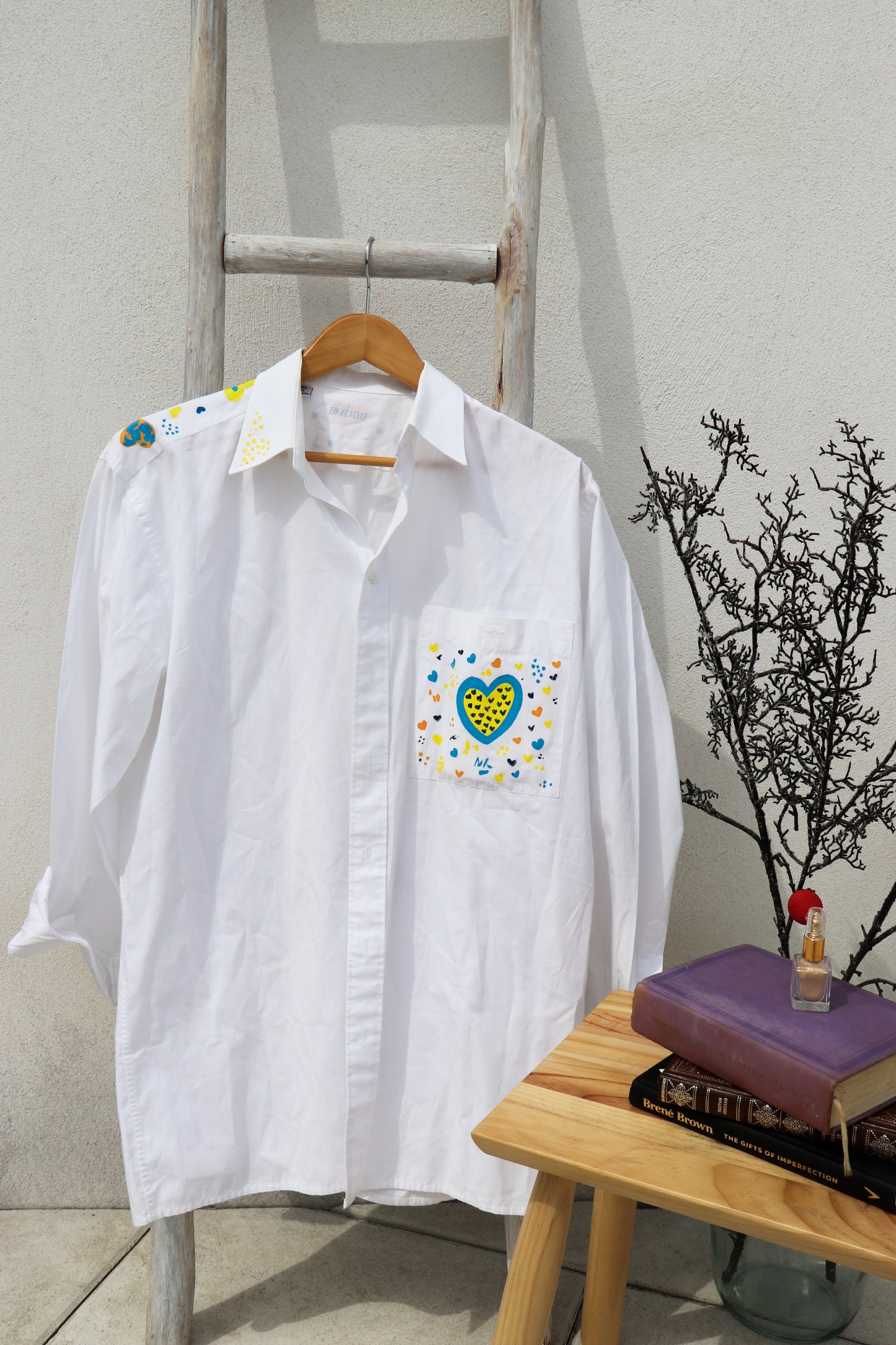 Chemise " Rainbow hearts"
