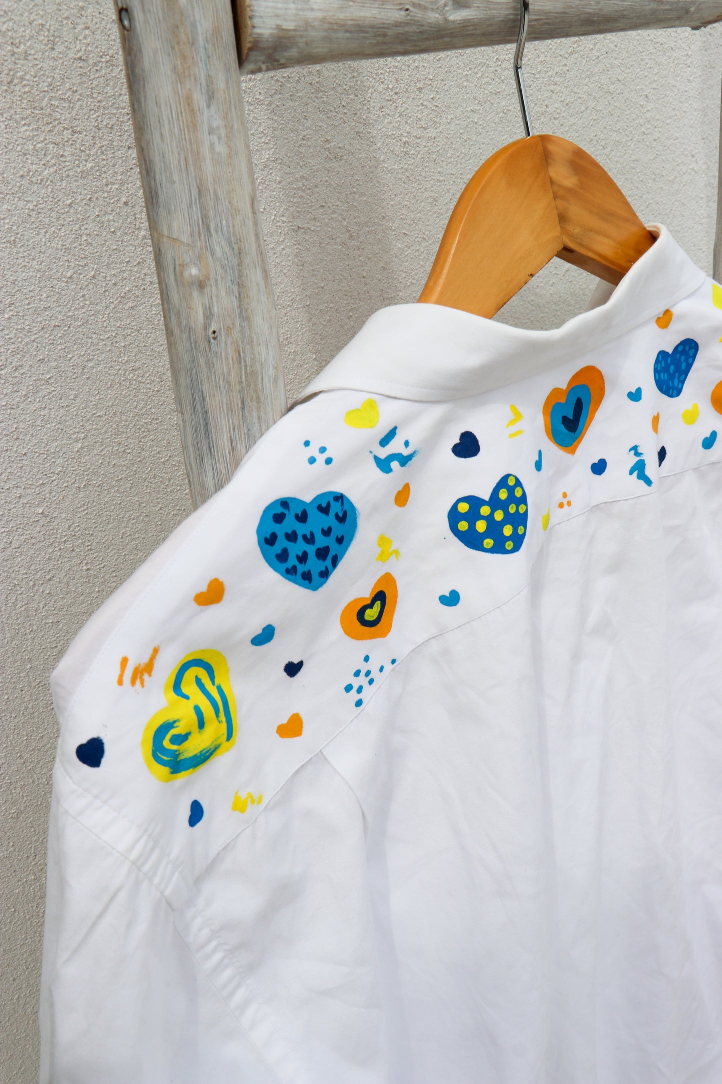 Chemise " Rainbow hearts"