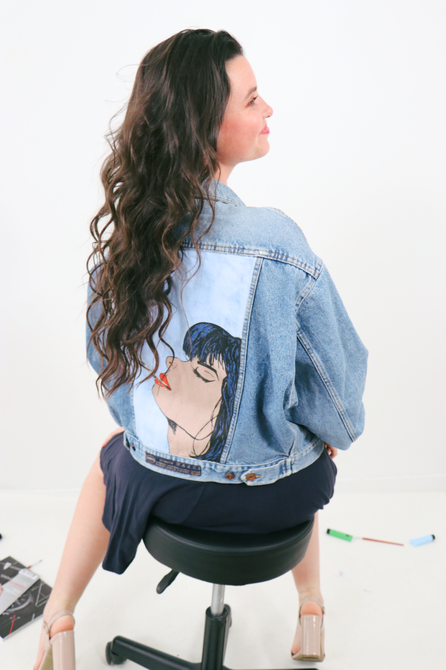 Veste en jean "Pulp Fiction"