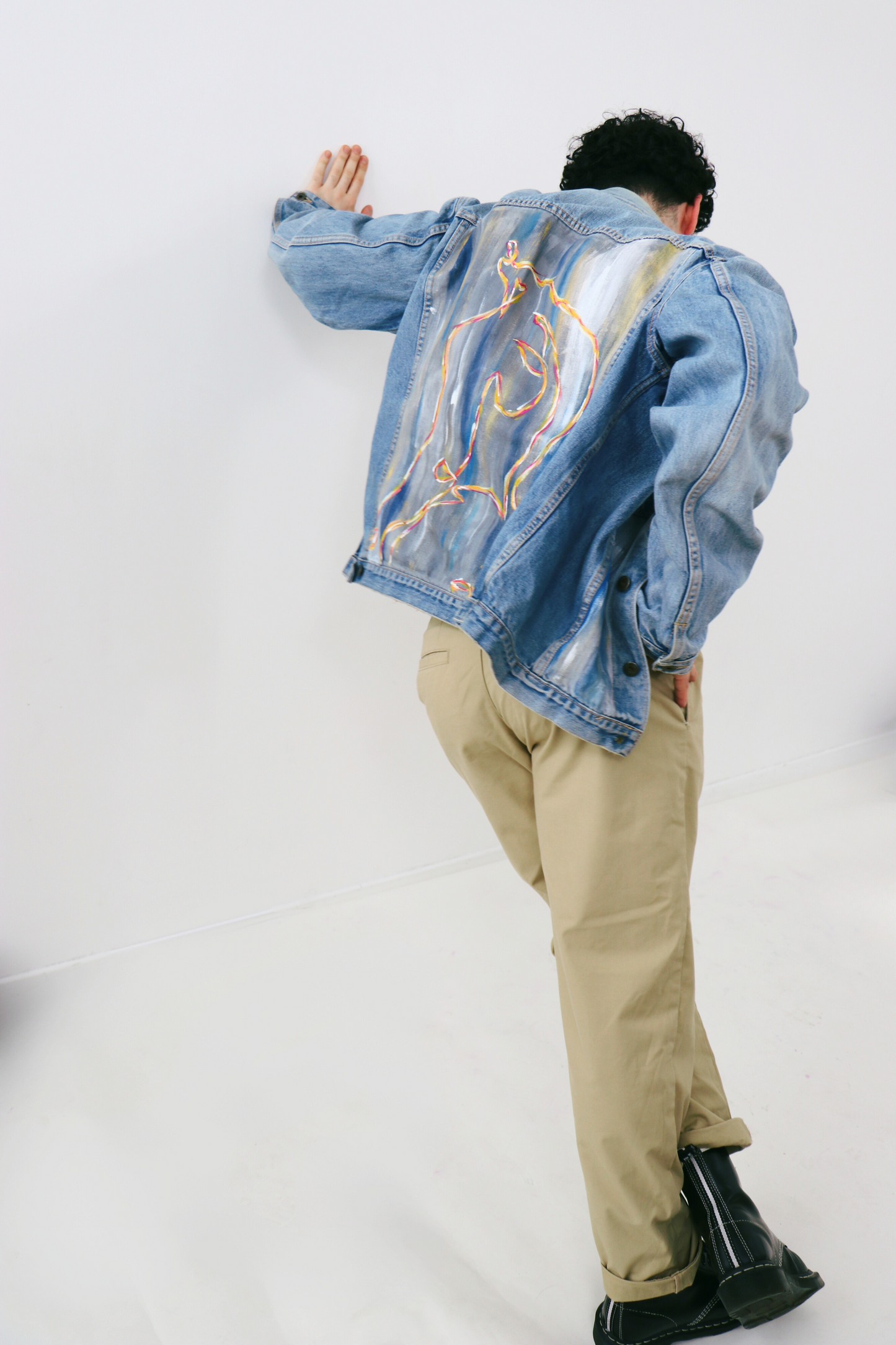 Veste en jean "Male Nude"