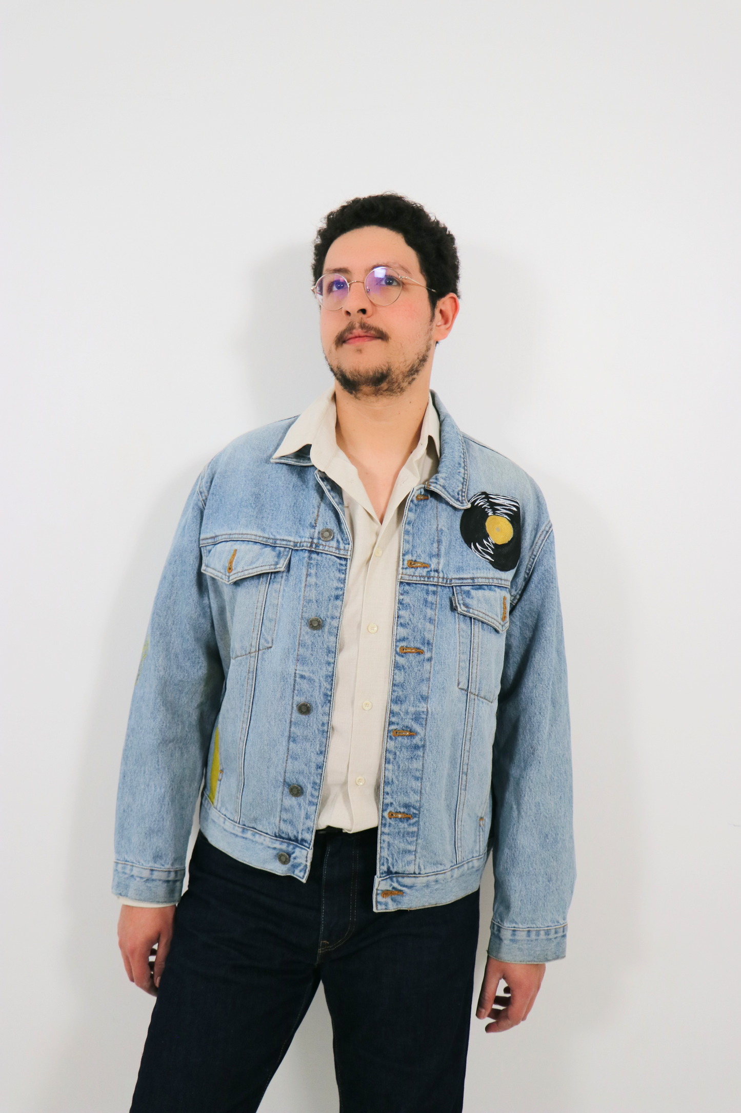 Veste en jean "Tupac"