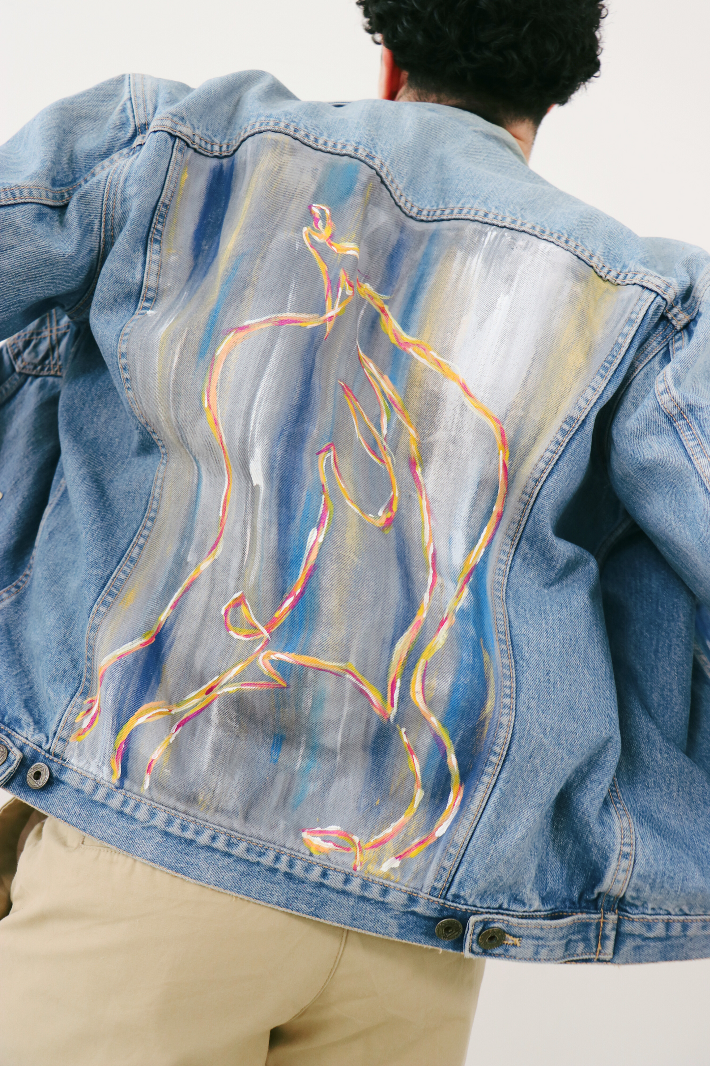 Veste en jean "Male Nude"