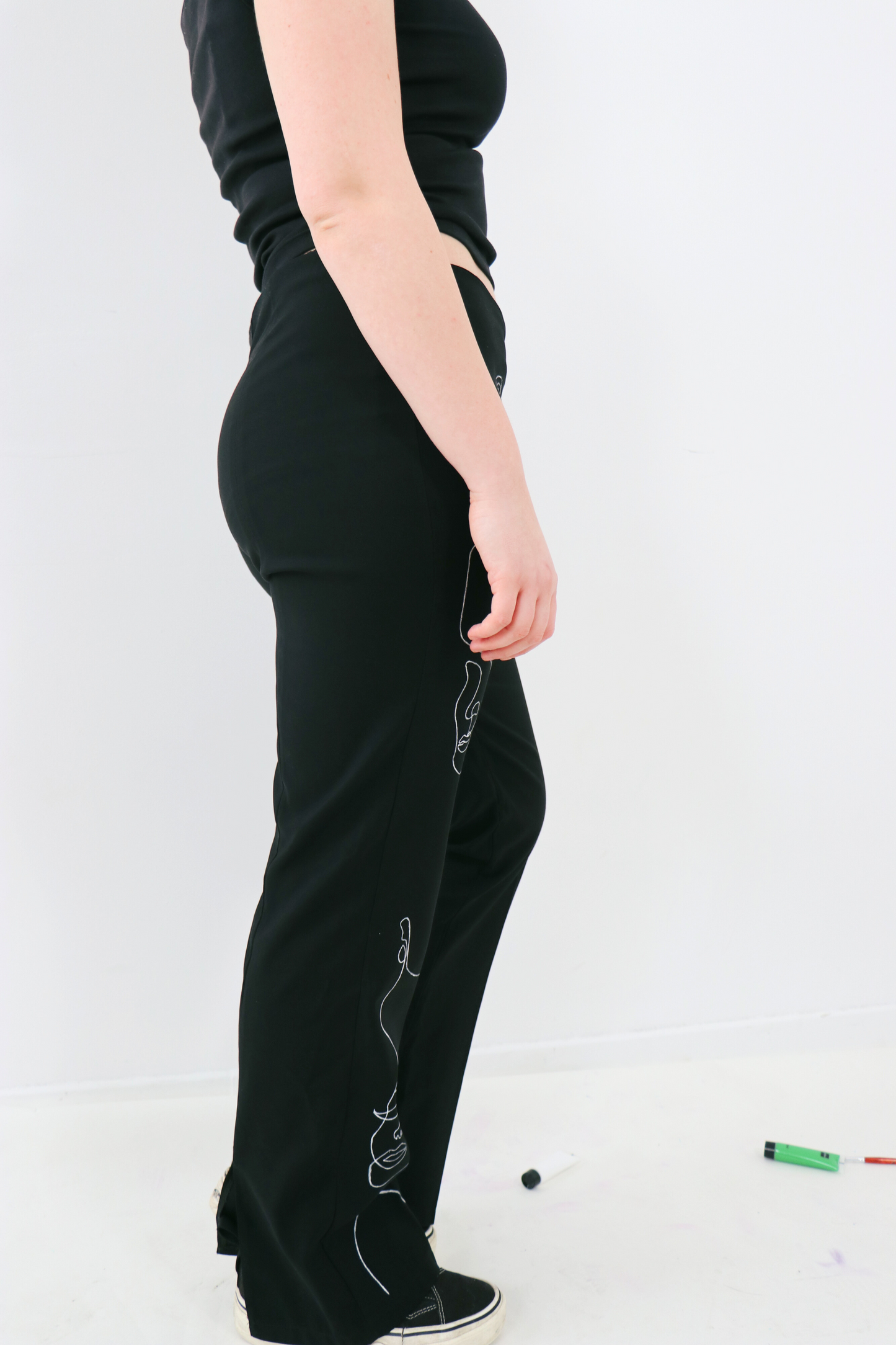 Pantalon "White Ink"