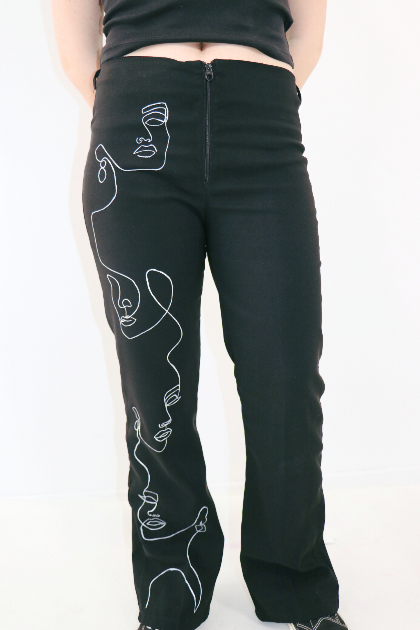 Pantalon "White Ink"