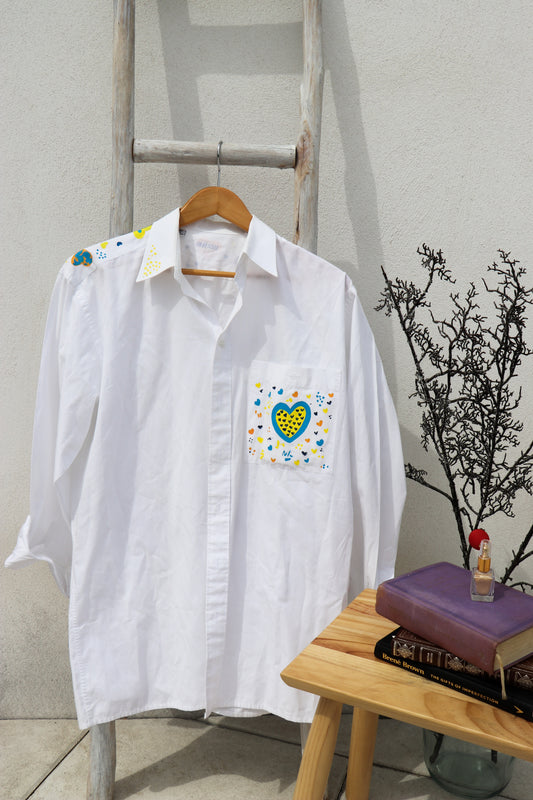 Chemise " Rainbow hearts"